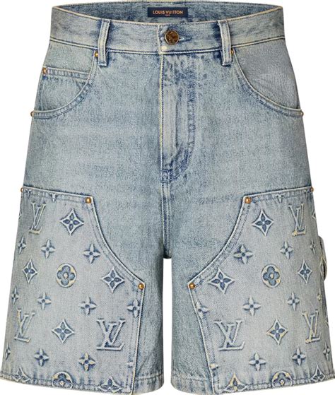 lv jeans shorts|louis vuitton jumpsuit men.